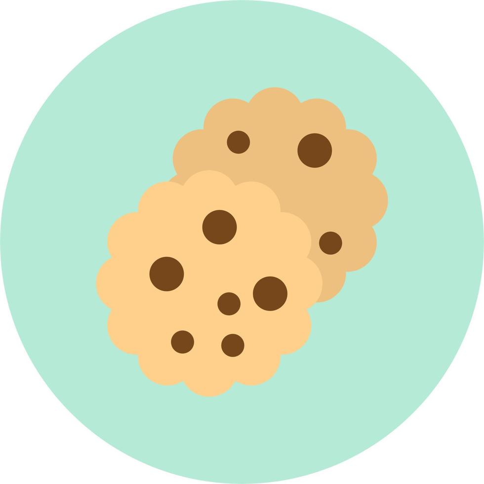 icono de vector de galletas