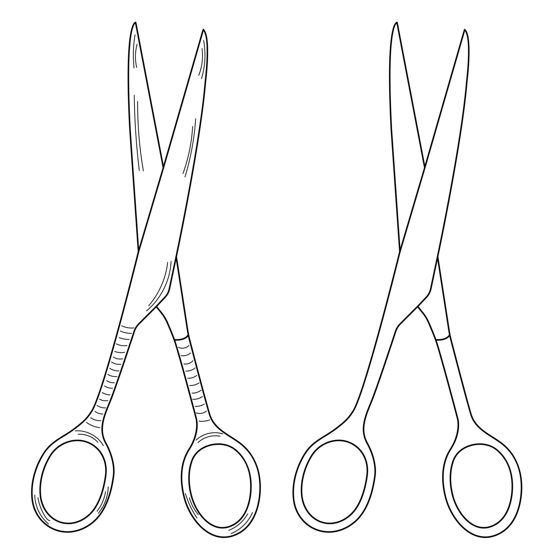 Outline Silhouette Sketch Scissors Shears Pair Of Scissors Medical outline-silhouette-sketch-scissors-shears-pair-of-scissors-medical