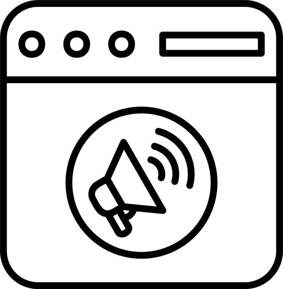 Online Marketing Vector Icon