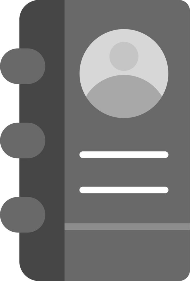 Contact Book Vector Icon