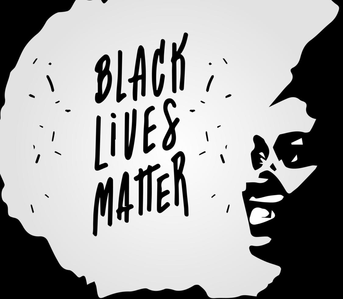 black lives matter wallpaper post vector