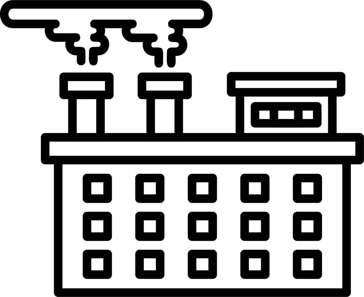 Factory Vector Icon