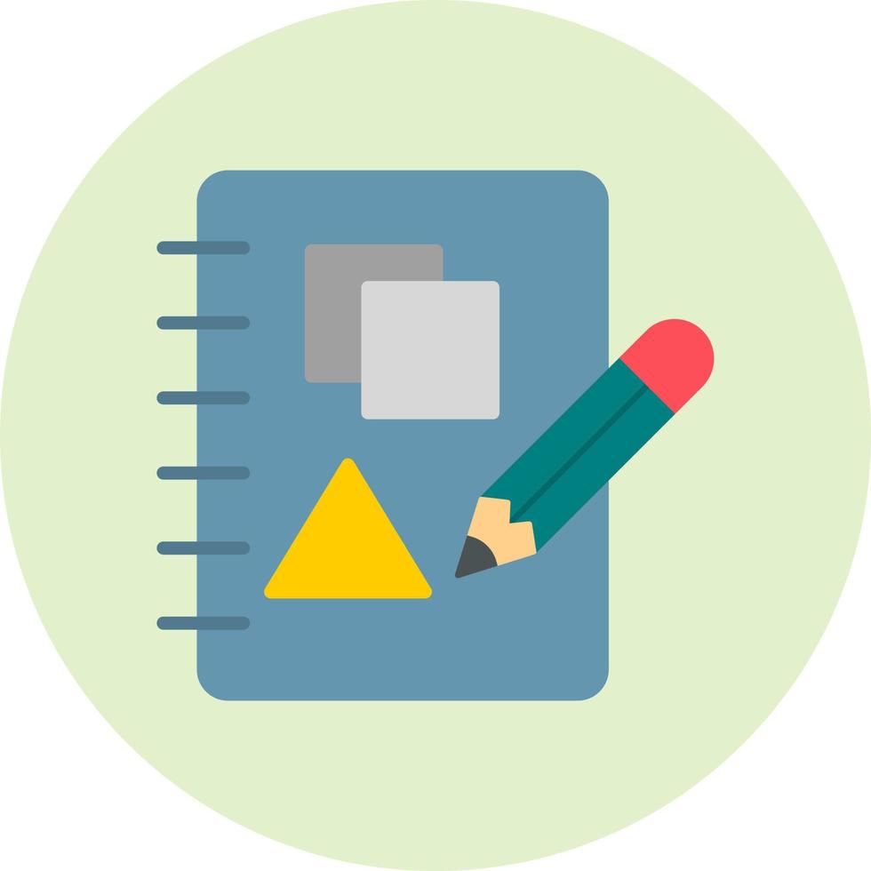 Sketchbook Vector Icon