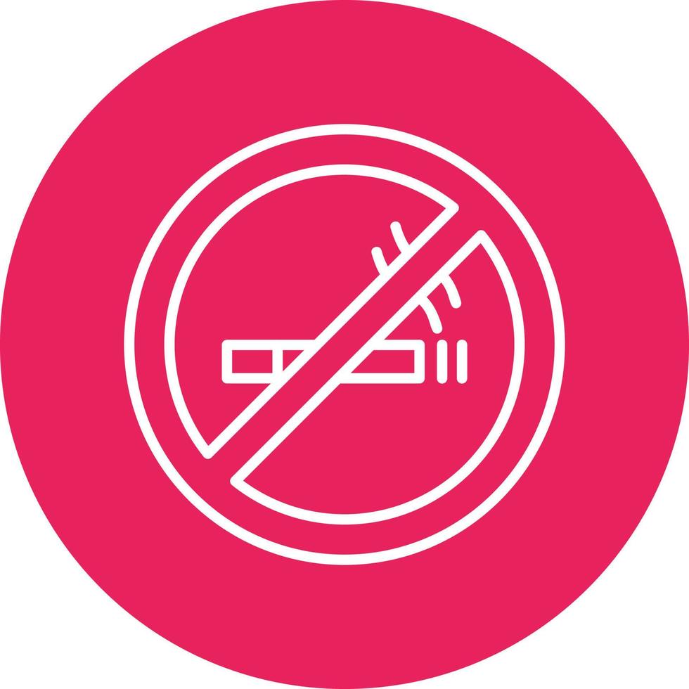 No Smoking Vector Icon