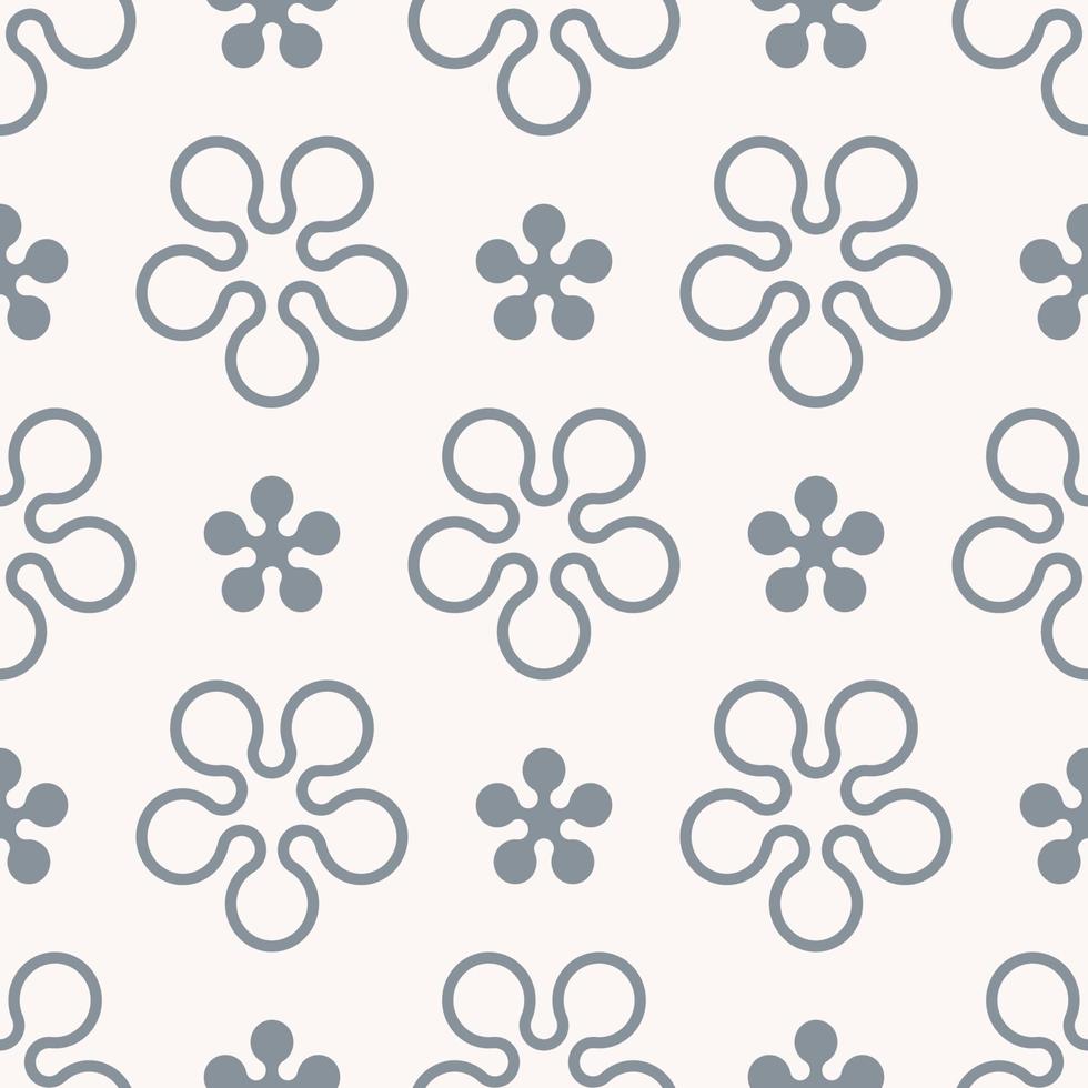 Abstract geometric pattern. Abstract simple geometric shape seamless pattern background. Geometric surface pattern design use for fabric, textile, home decoration element, upholstery, wrapping. vector