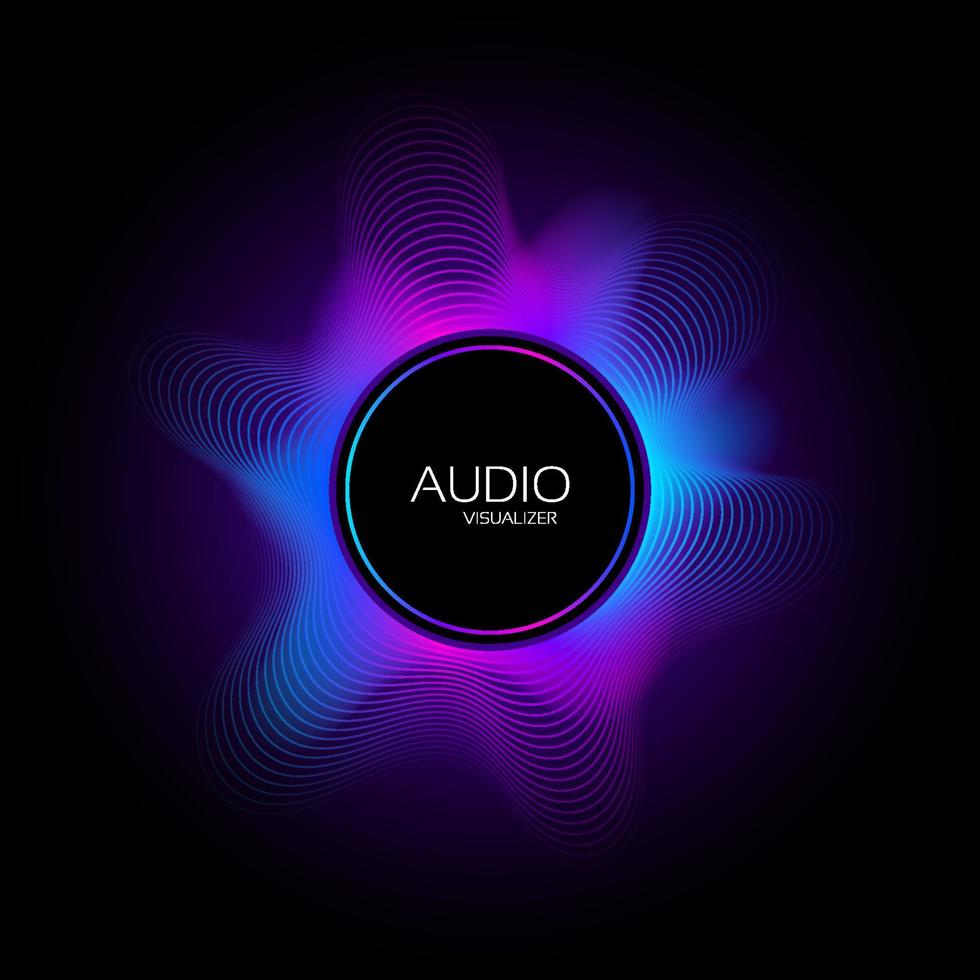 música audio espectro vector