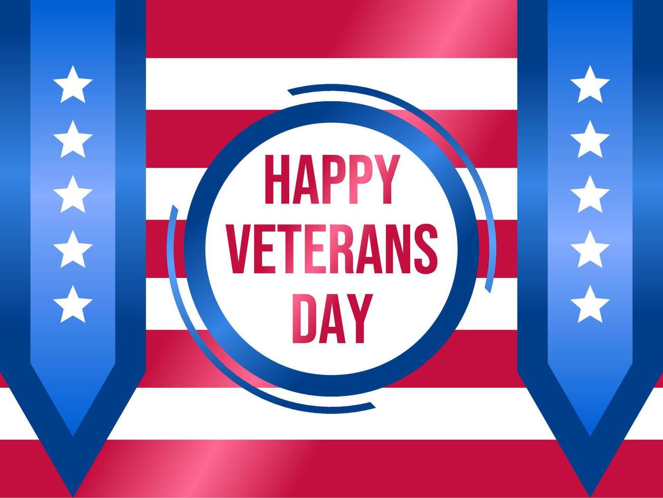 Veterans day abstract background vector