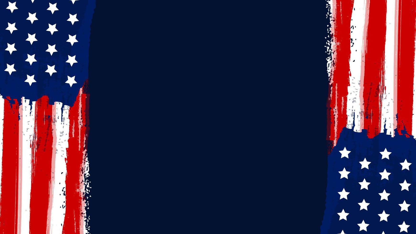 USA Flag vector with copy space navy blue color background 20334497