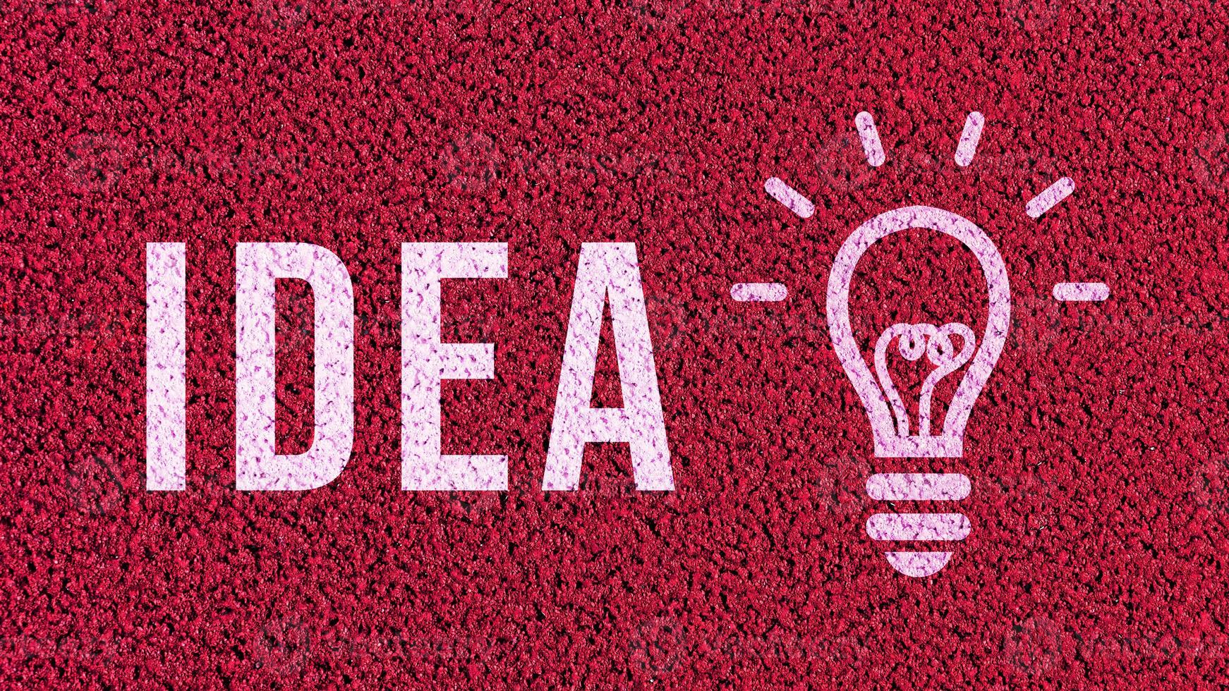 Creativity, Creative Idea and innovation concept, with light bulb symbol photo