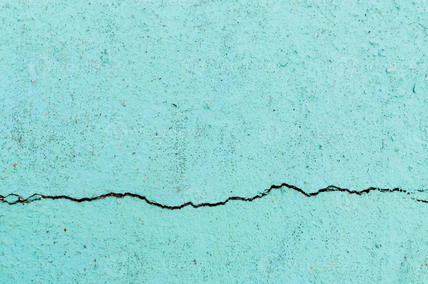 Old green Texture cracks Cement floor for background photo