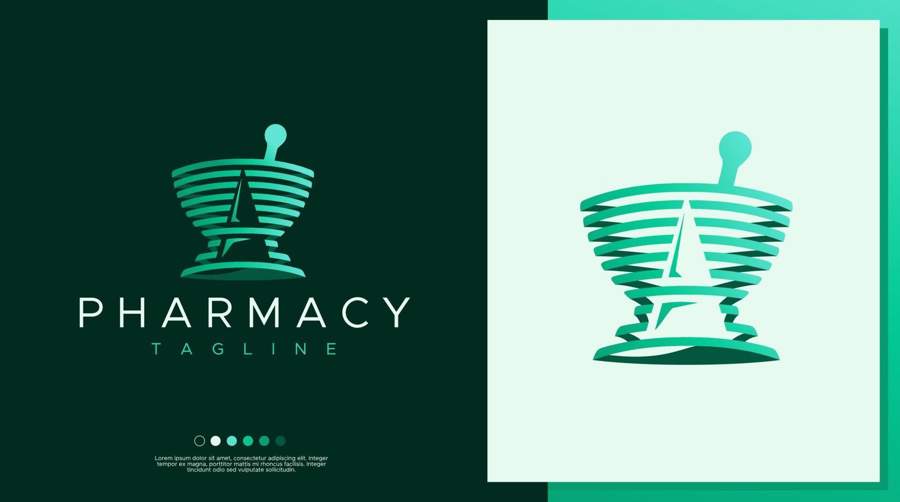 farmacia un letra logo diseño modelo. salud farmacéutico un logo. vector