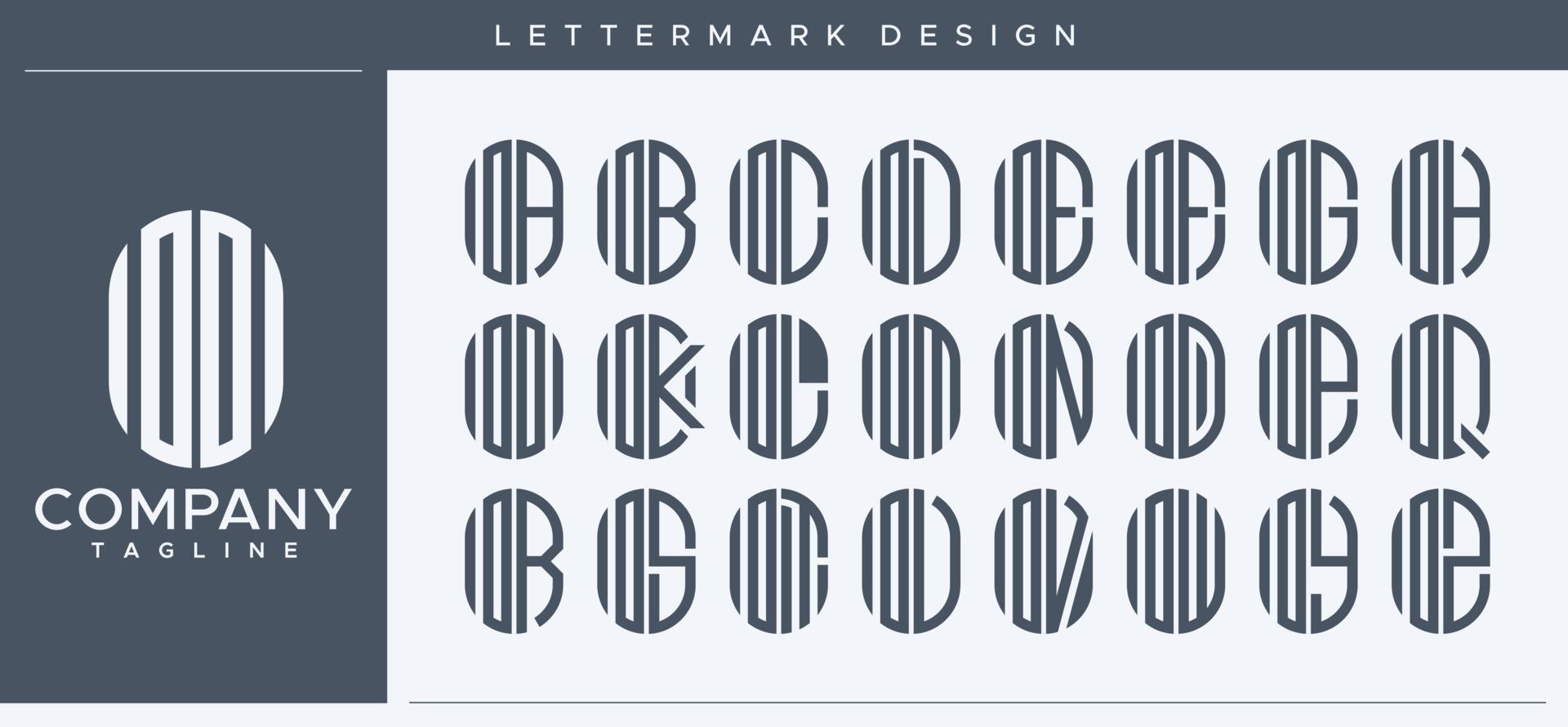 Abstract tube letter I logo design. Modern line capsule II I letter logo vector template.