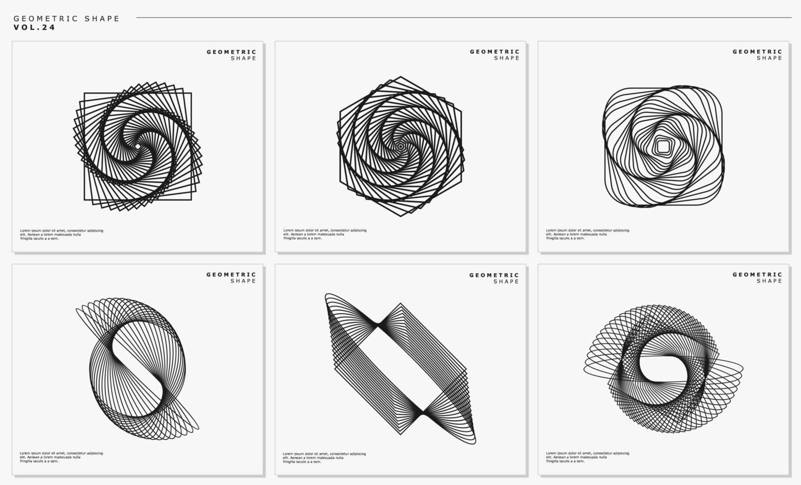 Modern motion lines abstract logo design template. Digital blend line vector. vector