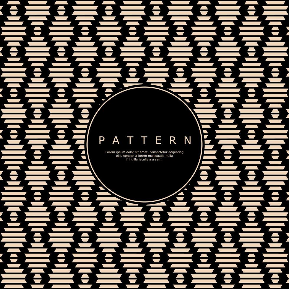 Luxury gold flat line strips abstract pattern design. Honeycomb abstract pattern. vector