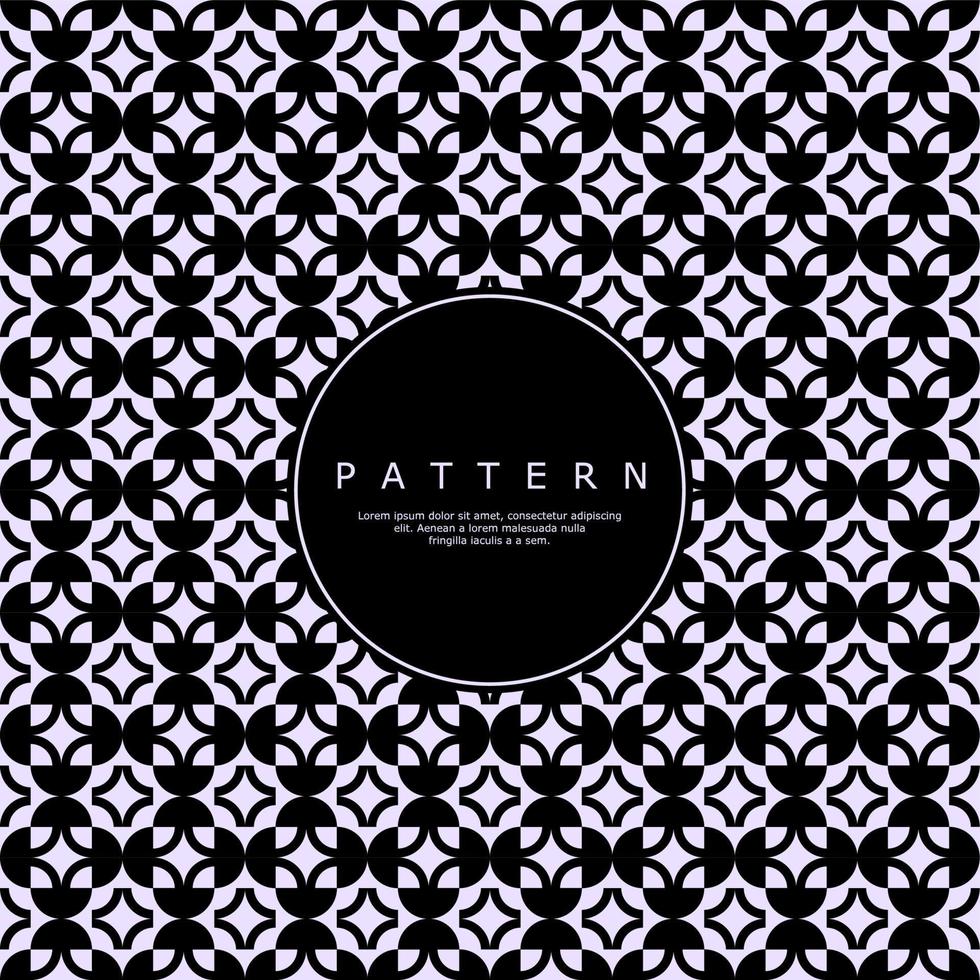 Modern half circle abstract seamless pattern design. Decorative circle pattern vector. vector