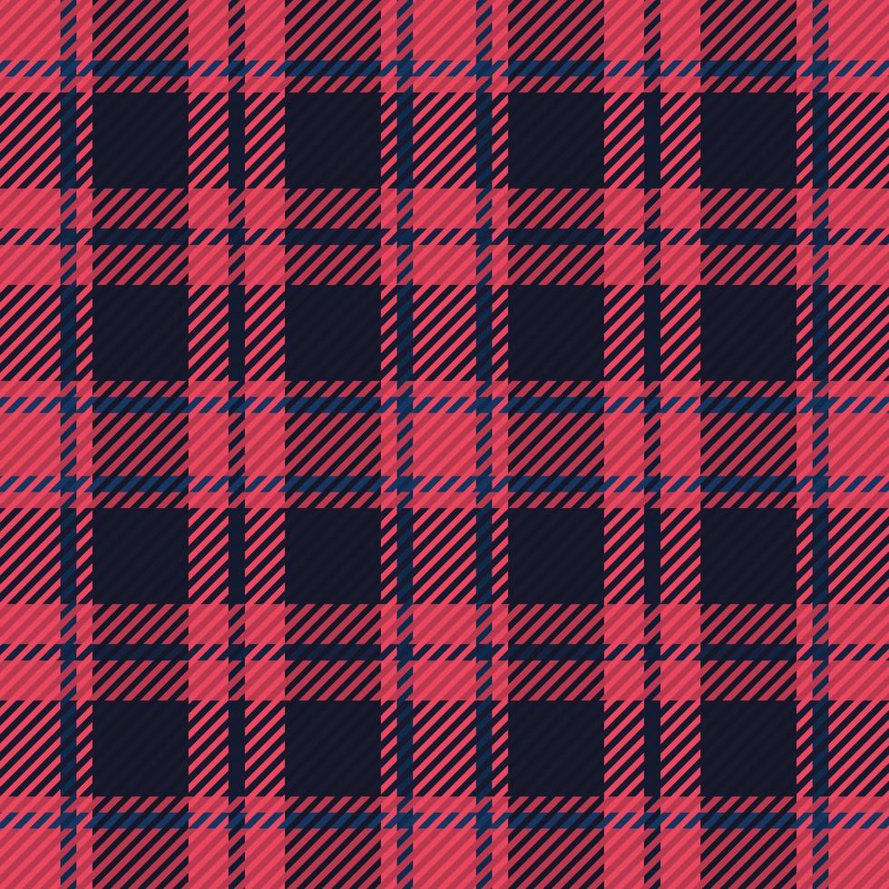 Tartan Plaid With Night Color Pattern. vector
