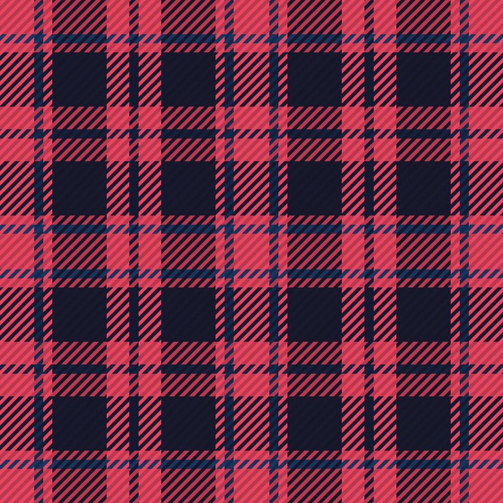 Tartan Plaid With Night Color Pattern. vector