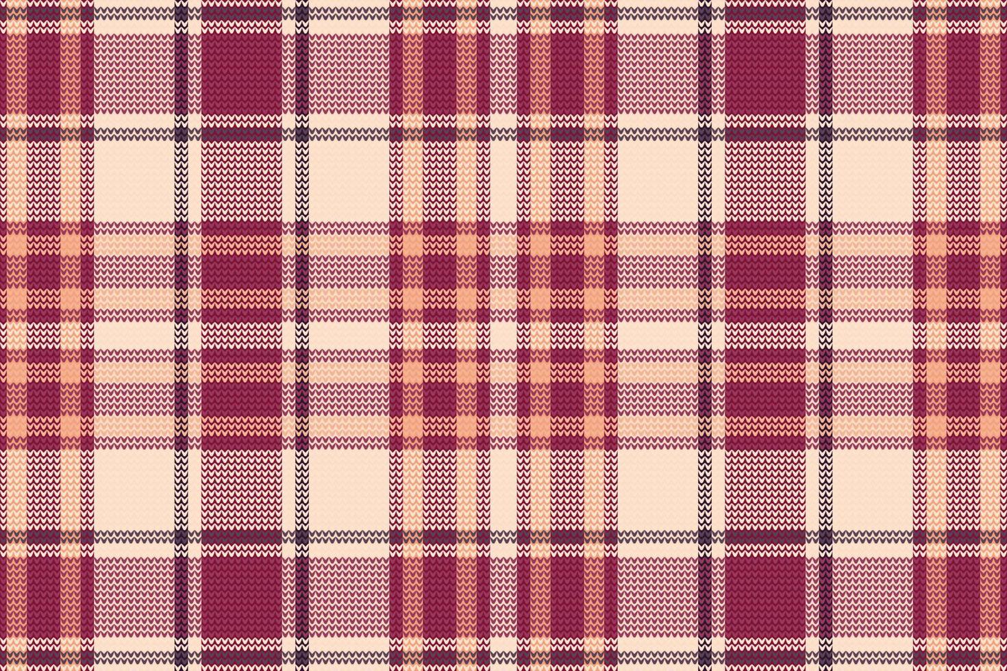 Tartan Plaid With Night Color Pattern. vector