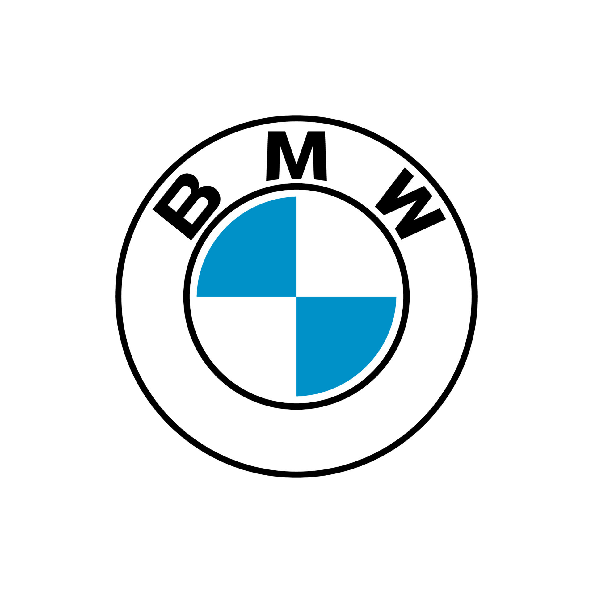 BMW marca logo simbolo nero design Germania auto automobile vettore  illustrazione con grigio sfondo 20500080 Arte vettoriale a Vecteezy