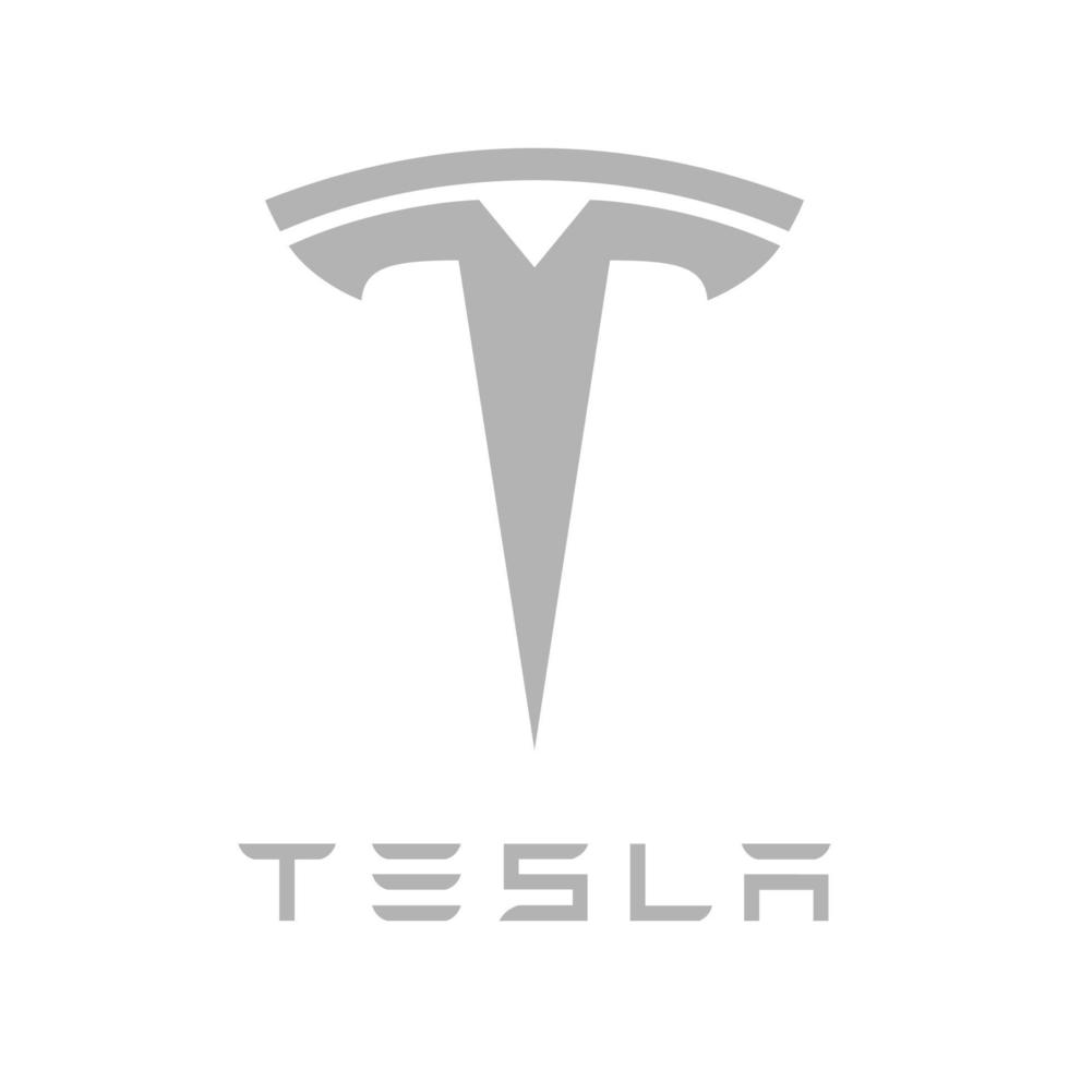 tesla logo vector, tesla icono transparente png vector