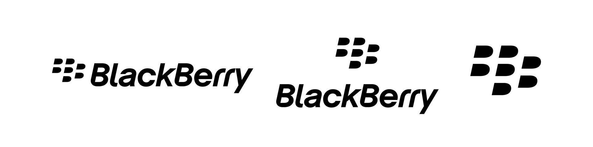 Blackberry logo vector, Blackberry icon free vector