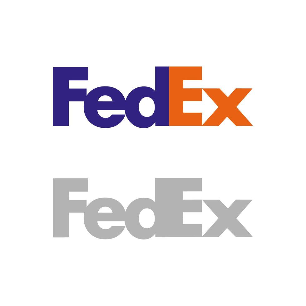 Fedex logo vector, Fedex icon free vector
