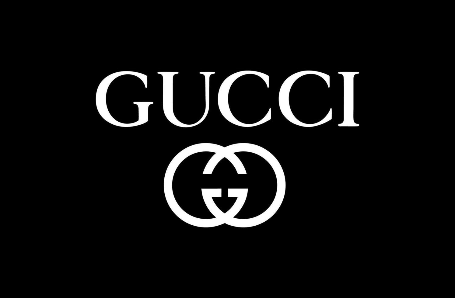 gucci logo vector, gucci icono gratis vector