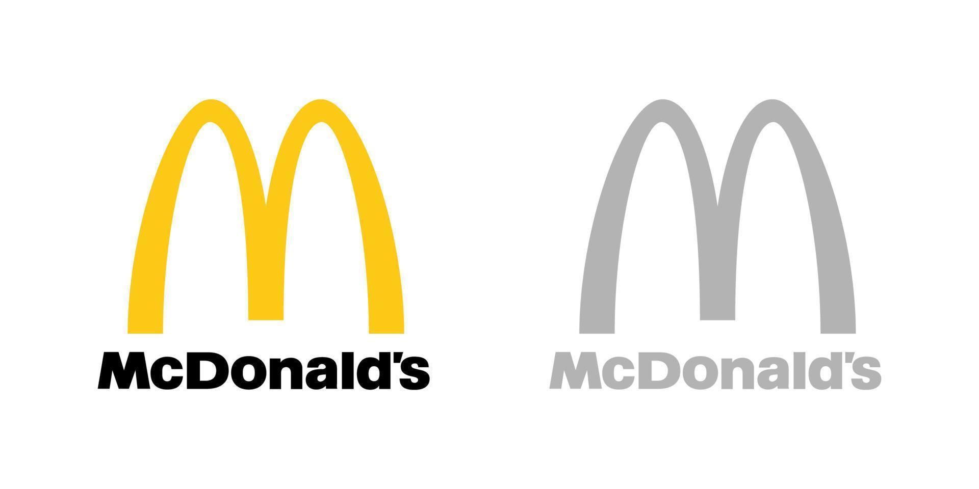 mcdonalds logo vector, mcdonald icon free vector