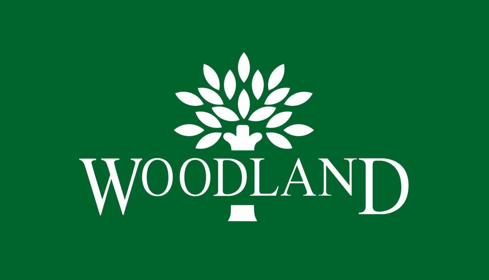 Woodland logo vector, Woodland icon free vector