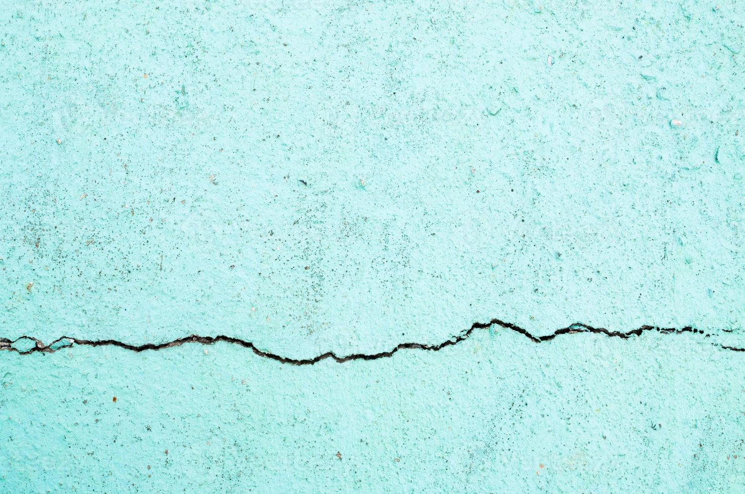 Old green Texture cracks Cement floor for background photo