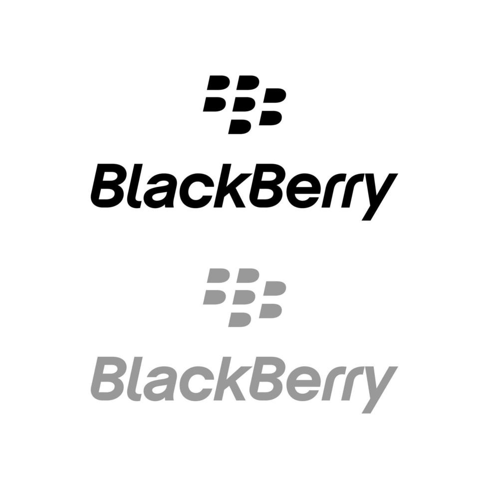Blackberry logo vector, Blackberry icon free vector 20336261 Vector Art