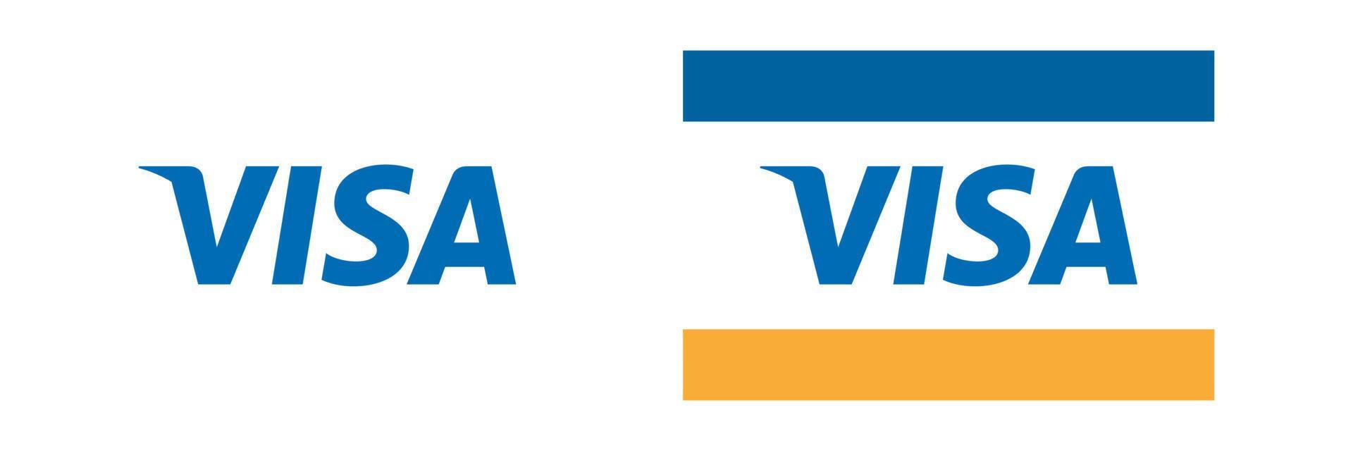 Visa logo vector, Visa icon free vector