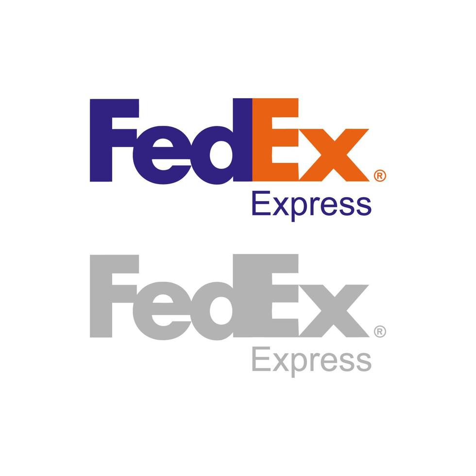 Fedex logo vector, Fedex icon free vector