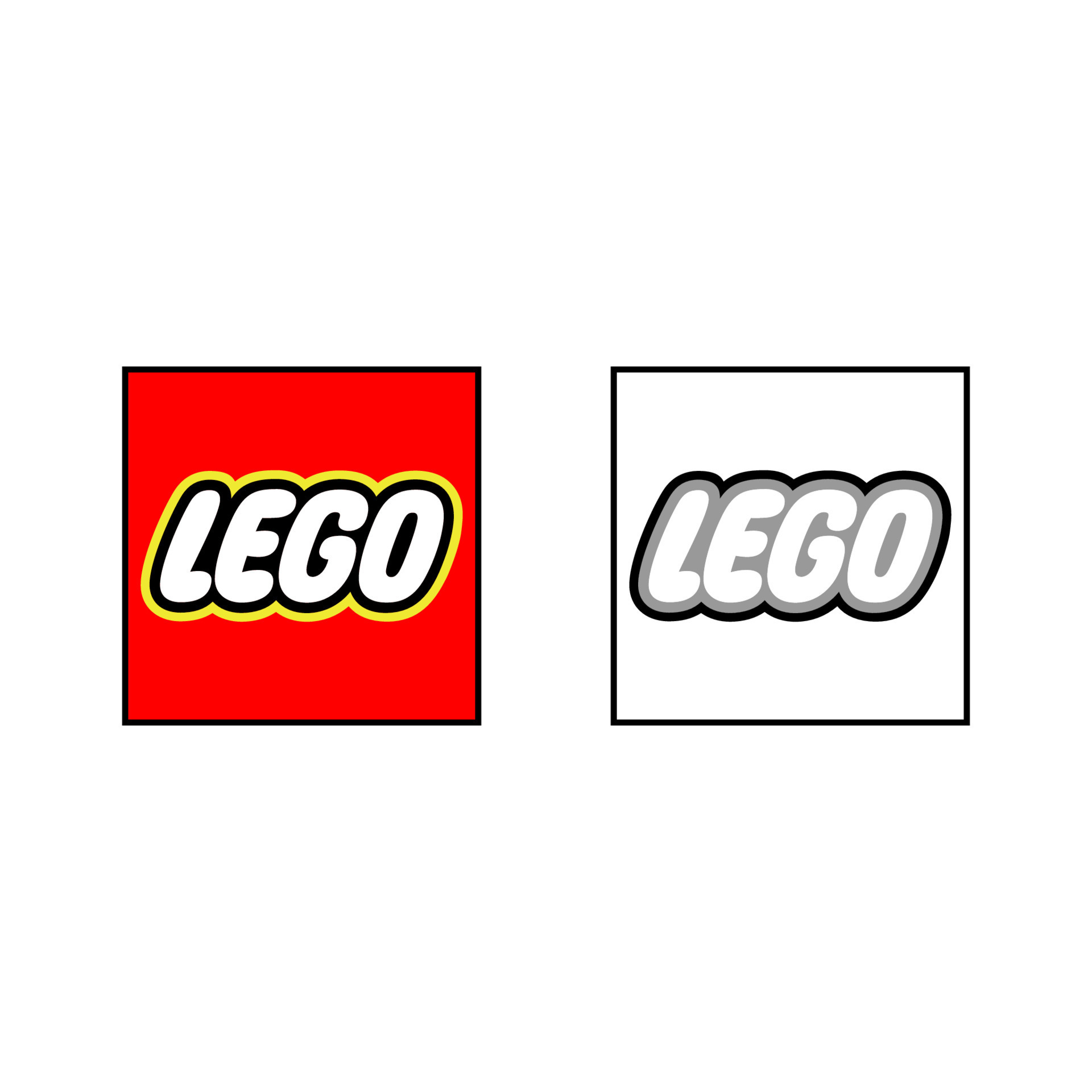 lego logo vector, lego icon free 20336370 Vector Art at Vecteezy