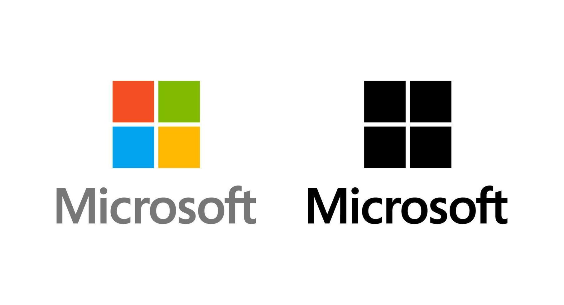 microsoft logo vector, microsoft icon free vector