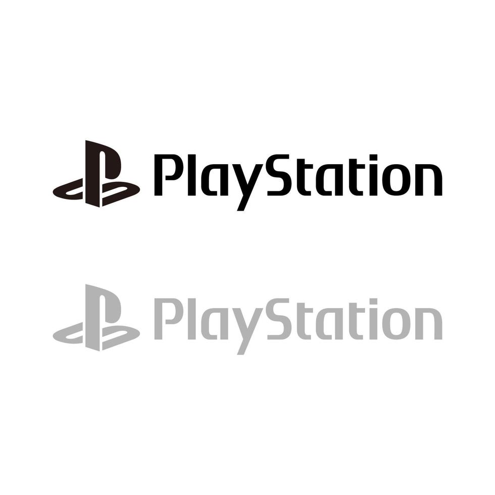 estación de juegos, ps5, ps4 logo gratis vector