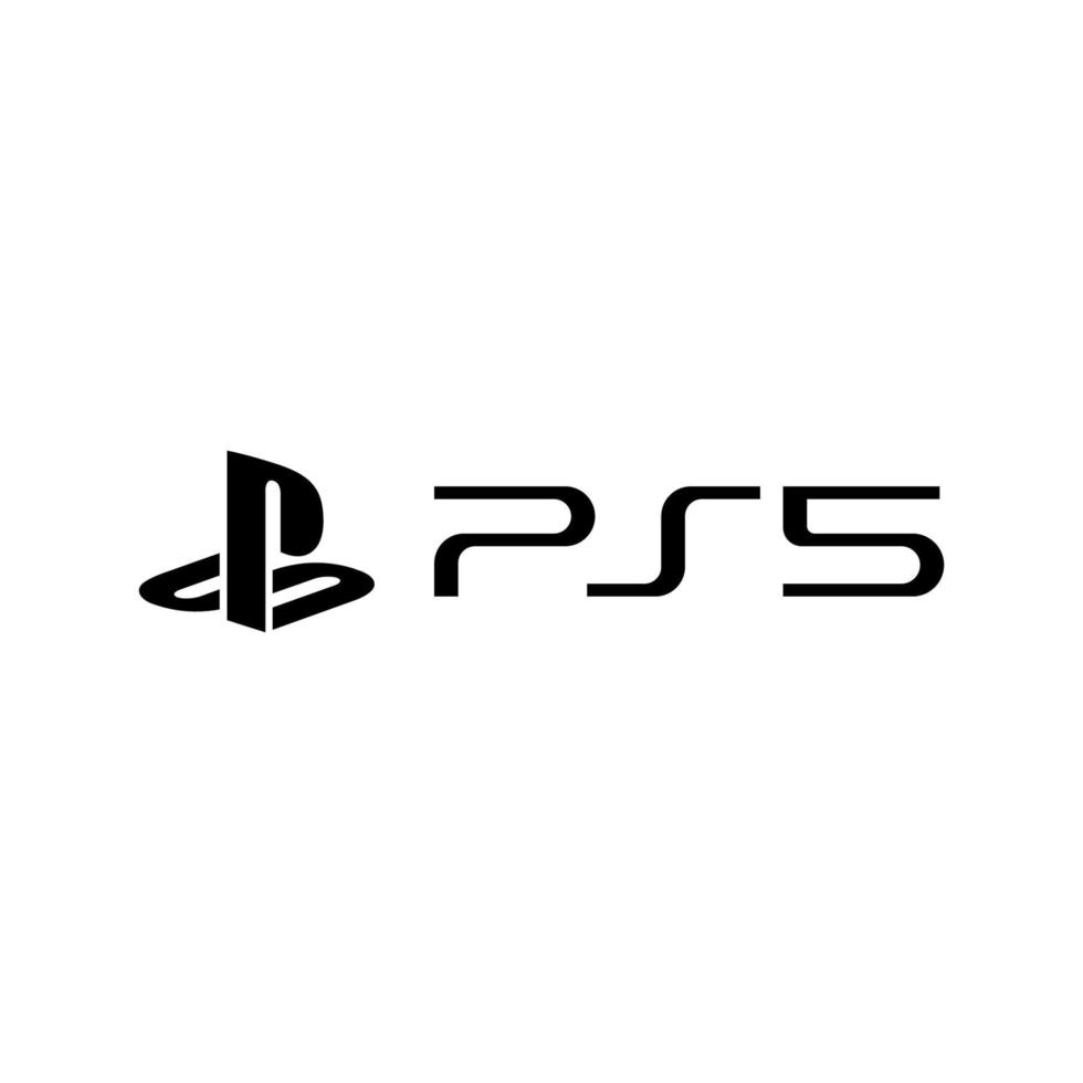 estación de juegos, ps5, ps4 logo gratis vector