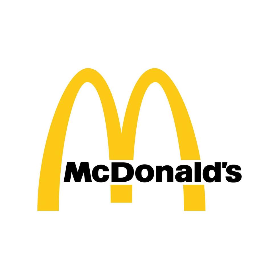 mcdonalds logo vector, mcdonald icon free vector