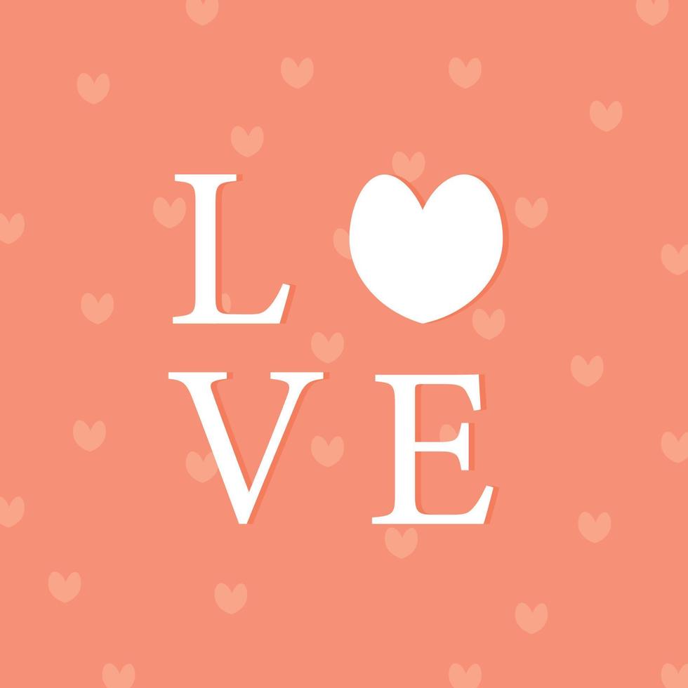 A vector of the valentine's day series, a vector that describes the word love. Great for celebrating valentine's day with loved ones.