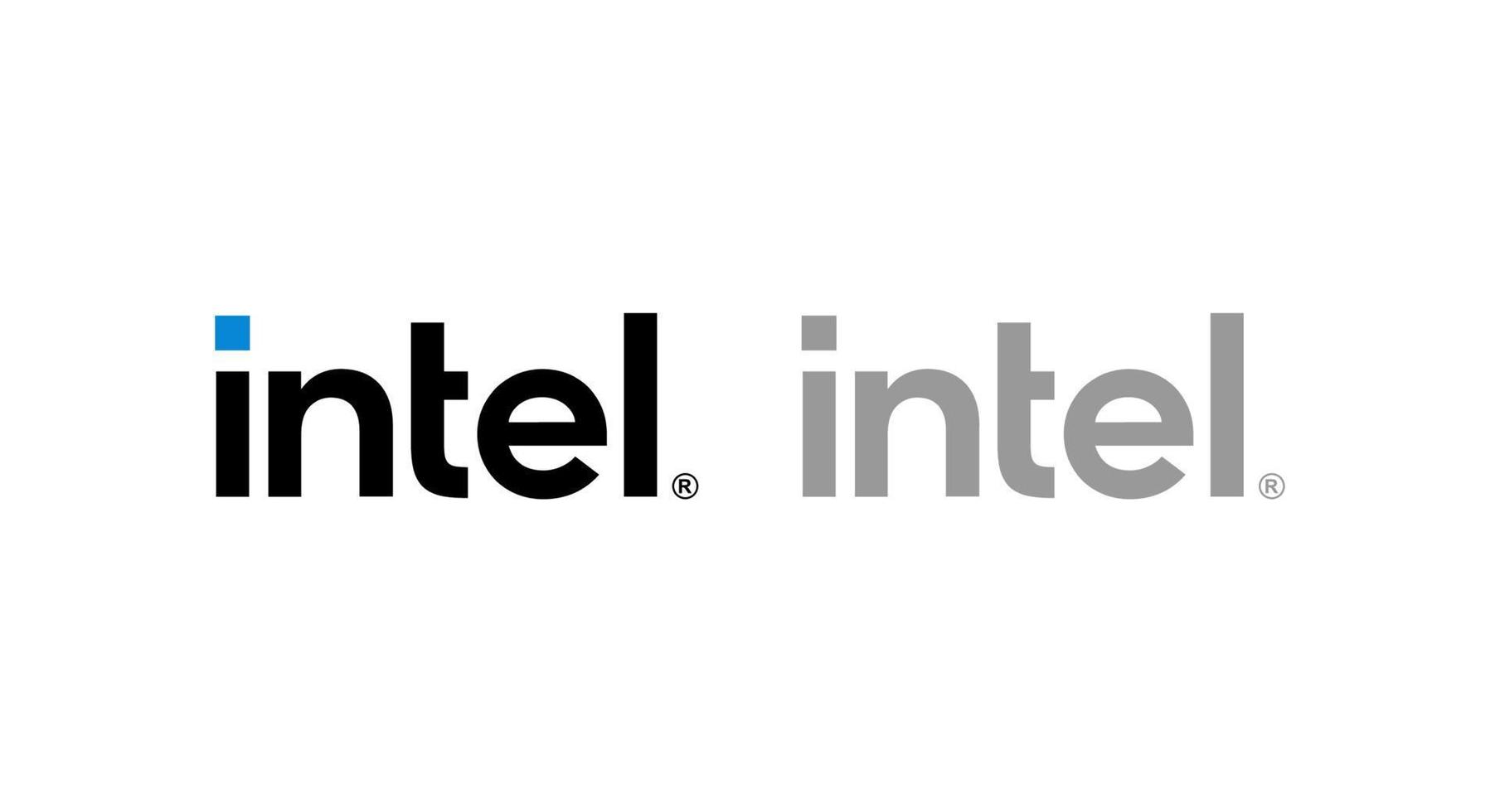 intel logo vector, intel icon free vector