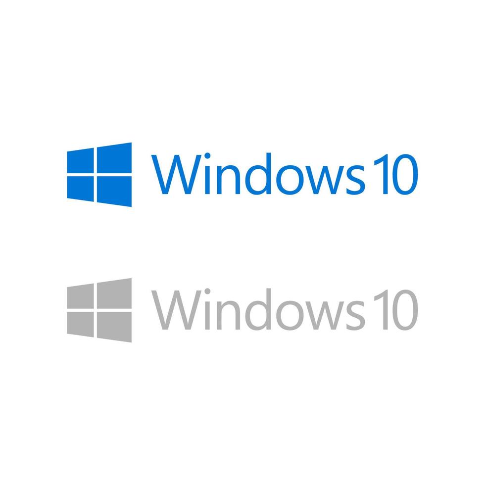 ventana 10 logo vector, ventana 10 icono gratis vector