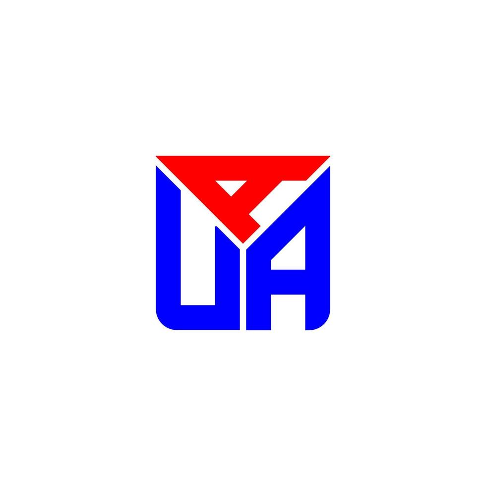 diseño creativo del logotipo de la letra aua con gráfico vectorial, logotipo simple y moderno de aua. vector