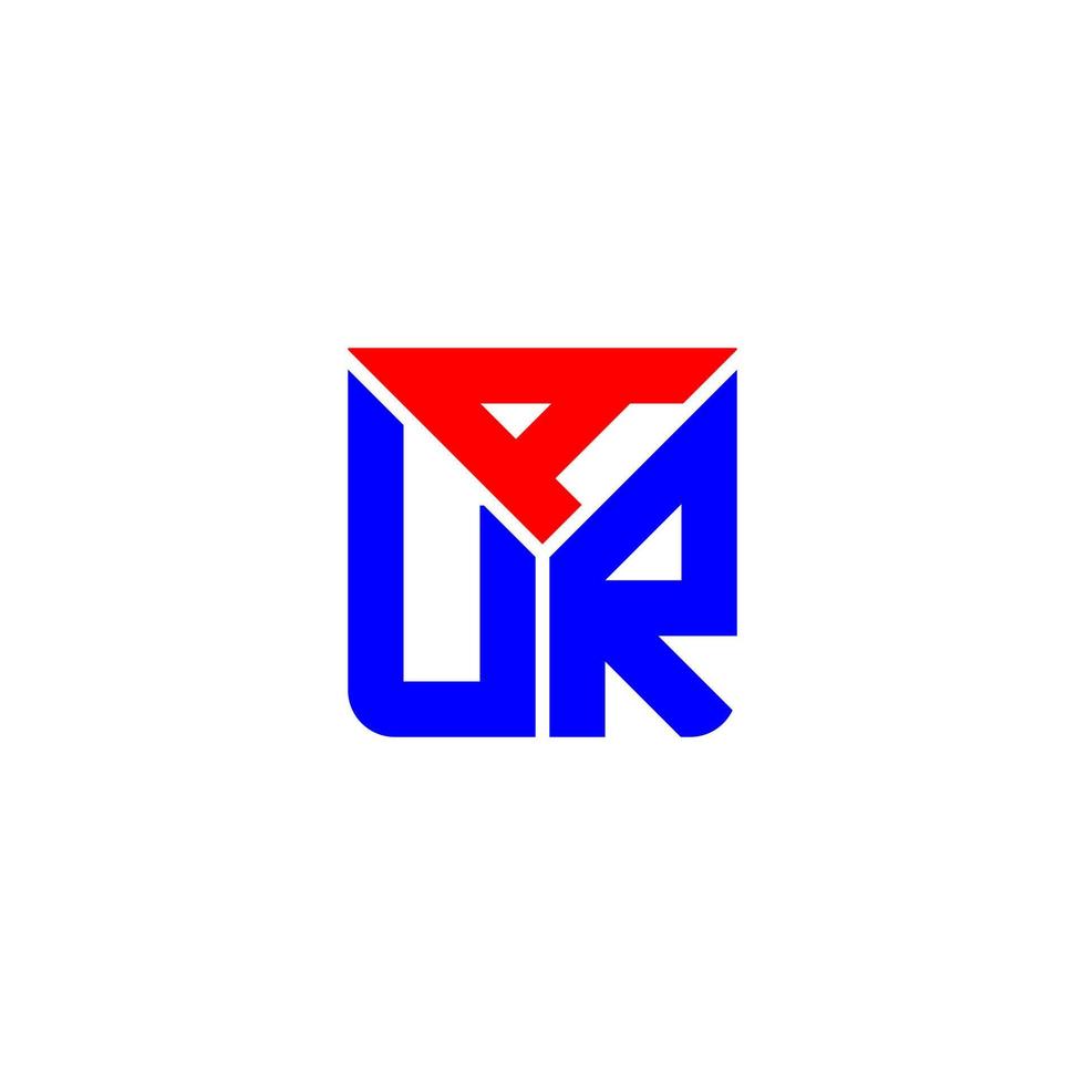 AUR letter logo creative design with vector graphic, AUR simple and modern logo.