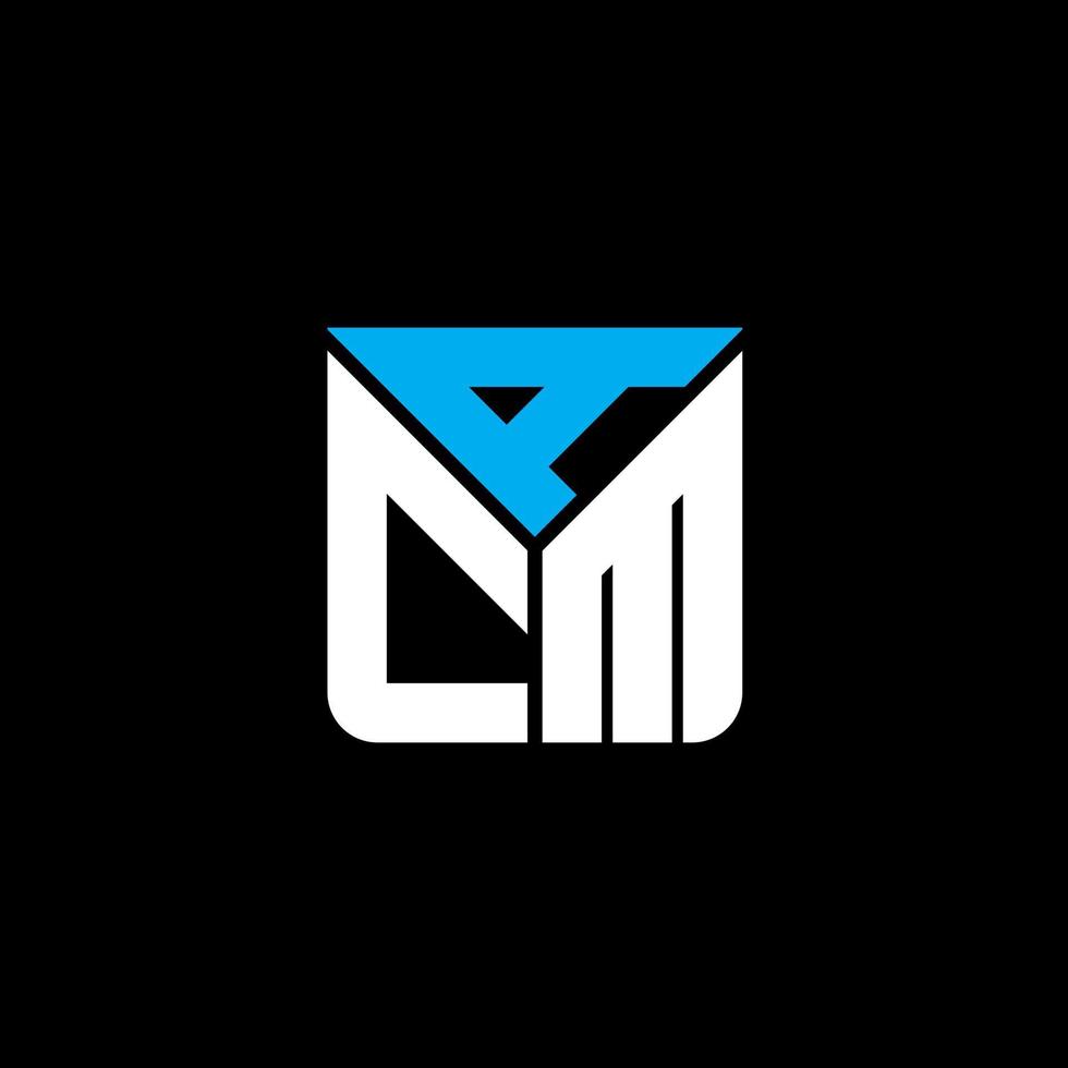 diseño creativo del logotipo de la letra acm con gráfico vectorial, logotipo simple y moderno de acm. vector