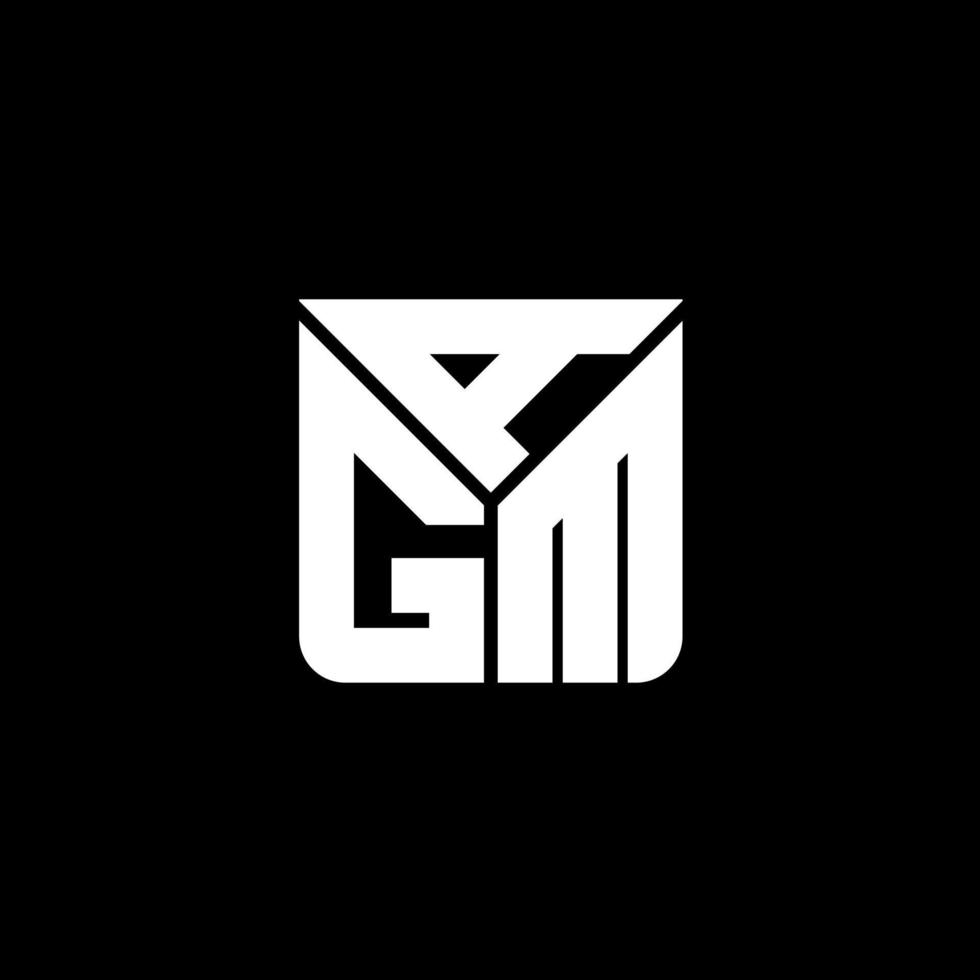 AGM letter logo creative design with vector graphic, AGM simple and modern logo.