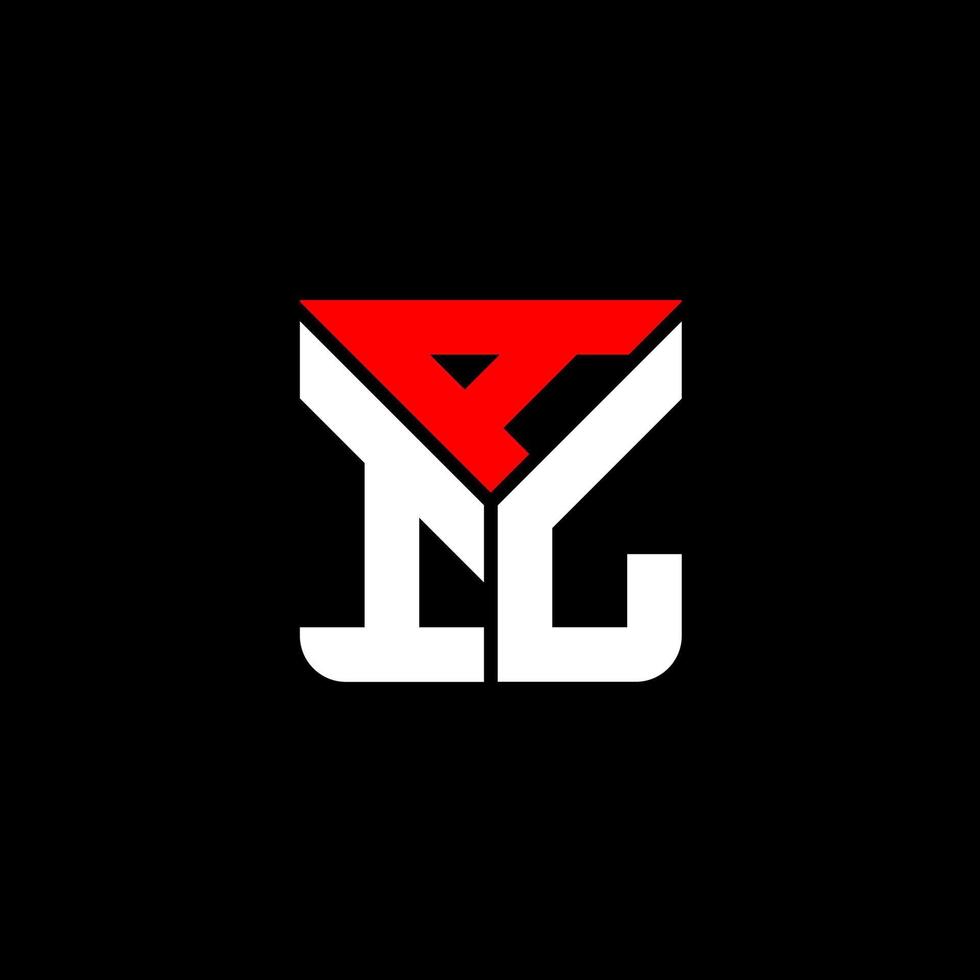 diseño creativo del logotipo de la letra de ail con gráfico vectorial, logotipo simple y moderno de ail. vector