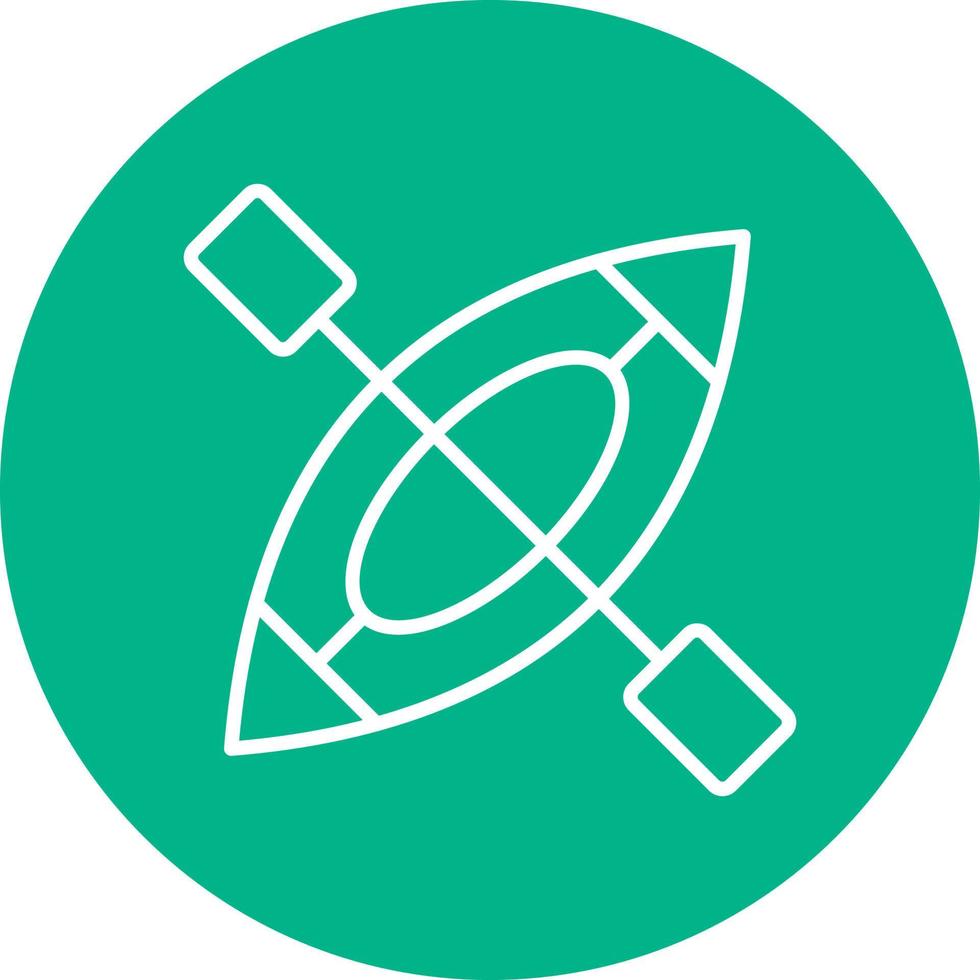 Kayak Vector Icon