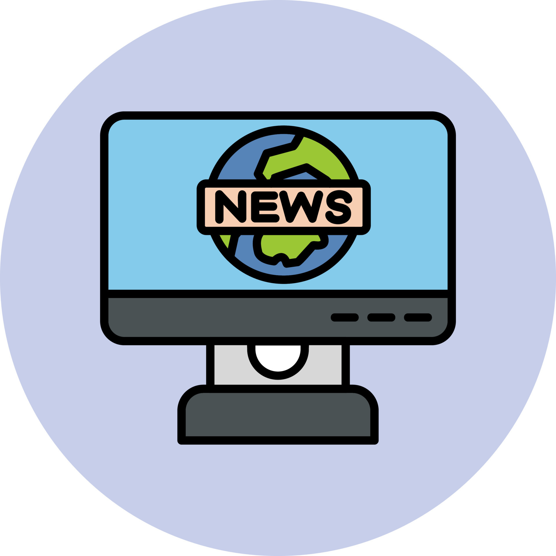 News Report Vector Icon 20337527 Vector Art at Vecteezy