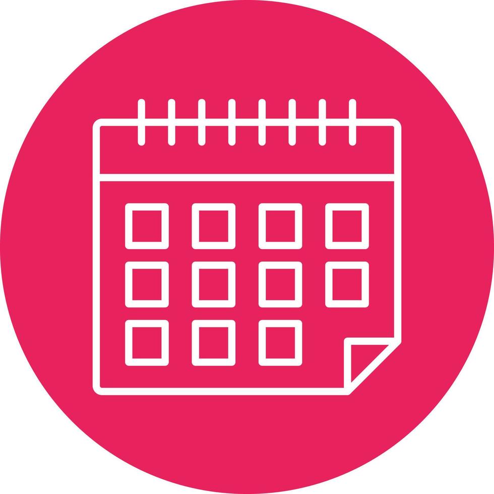 Calendar Vector Icon