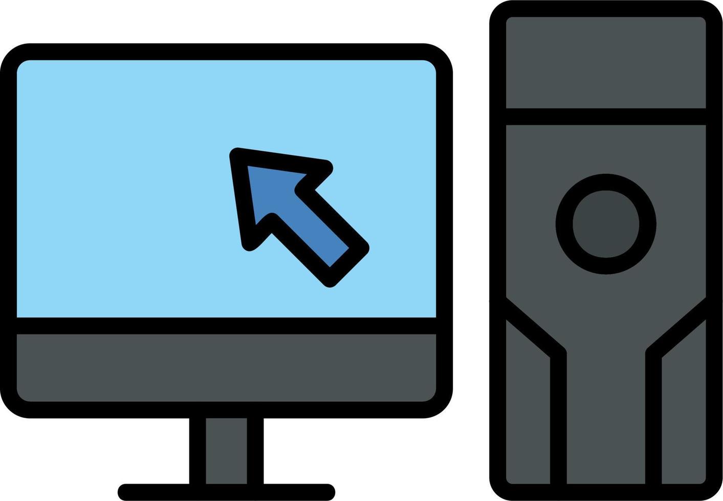 Computer Vector Icon